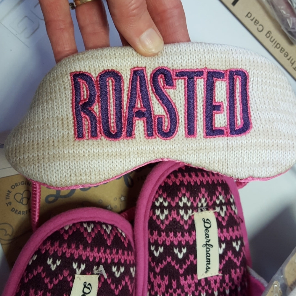 NWT women's but first coffee slippers set sz. XL - Picture 8 of 8
